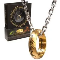 Noble Collection Kette mit Anhänger Herr der Ringe Edelstahl-Kette Der Eine Ring (1-tlg), Offiziell lizenzierter Herr der Ringe Schmuck