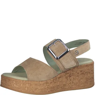 Tamaris - Da.-Sandalette beige - Gr. - 37
