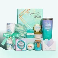 Luckice Pflege-Geschenkbox Weihnachtsgeschenk Pflege-Geschenkset Körperpflege Set Frauen Damen Pflegeset Körperpflege-Set für Frauen Selbstpflegegeschenke für Frauen, Mütter, Schwestern, Ehefrauen, beste Freunde, Lehrer, Krankenschwestern, Kollegen, 