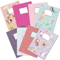PAPIERDRACHEN Schulheft Heftumschläge - DIN A4, Papierheftumschläge