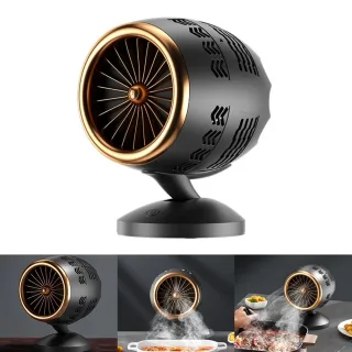 USB Household Small Desktop Range Hood Desktop Range Hood Height Angle Adjustment Portable Range Hood Kitchen Exhaust Fa
