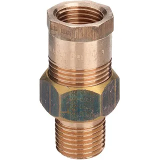 Viega Rohrverschraubung 447045 R 1 1/2 x Rp 1 1/2, Rotguss, konisch dichtend
