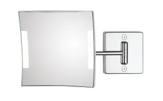 Koh-I-Noor QUADROLOLED Direkter Stromanschluss. Einfacher Arm 20x20x31, Chrom, C60/1KK3 C60/1KK3