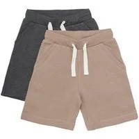 Minymo Sweatshorts MIBasic 2er-Pack Bequeme Sweatshort