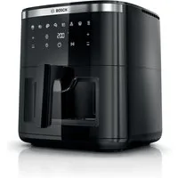 BOSCH Heißluftfritteuse XXL Air Fryer Serie 6, MAF671B0, 7,1l, Fenster, 7 Programme, schwarz, 1800 W, Innenlicht, Schüttelalarm, Korb spülm.geeignet