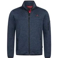 Höhenhorn Strickfleecejacke Herren Jacke Fleece für Männer Strickfleece Outdoor Sweatshirt auch in Großen Größen verfügbar, angenehm weiche Innenseite
