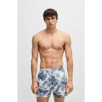 BOSS Badeshorts Piranha mit buntem Alloverdruck