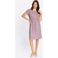 Sieh an! Jerseykleid Jersey-Kleid Kurzarm