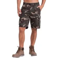 BlauerHafen Cargobermudas Herren Heer Camouflage Cargo Shorts Baumwolle Combat Arbeitskleidung 6 Cargotasche