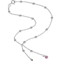 SilberDream Fußkette mit Anhänger SilberDream Fußkette für Damen 925, Damen Fußkette Kugeln aus 925 Sterling Silber, Farbe: silber