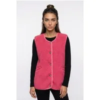 ONLY Plüschweste ONLBABY LIFE TEDDY VEST PNT CS Kunstfaser