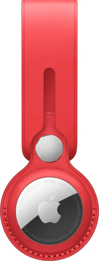 Apple (PRODUCT) RED | mk0v3zm/a | Tasche für Airtag - Leder