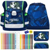 Belmil Schulranzen Set Classy 10-teilig 2026 Jungen Fussball Final Goal