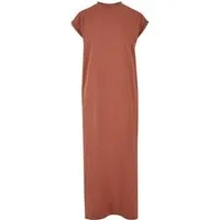 URBAN CLASSICS Sweatkleid Ladies Long Extended Shoulder Dress XS bis 5XL