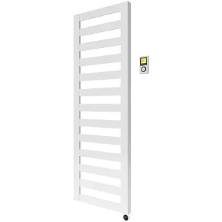 Purmo Figuresse Rasp E Elektro-Badheizkörper FLTM012206000N0 BH 1222 mm, BL 606 mm, 400 W, RAL 9016