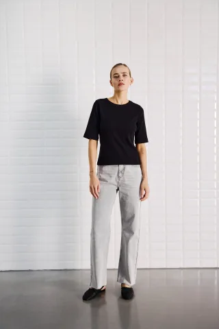 WITHBLACK - Shirts Weiblich Schwarz - Gr. - L