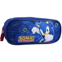 Vadobag Federmäppchen Sonic The Hedgehog Etui Blau für Schreibutensilien