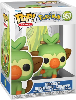 Funko Pop! Games 957 - Pokémon: Grookey Ouistempo Chimpep