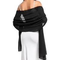 Coonoor Modeschal Eleganter Chiffon-Schal für Damen – Weiche Stola, (1-St), für Abendkleider, Hochzeiten & festliche Anlässe