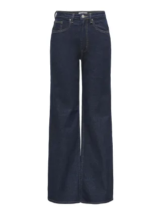 ONLY - ONLJUICY HW WIDE RINSE DNM MAS763 NOOS Dark Blue Denim - Gr. - 32