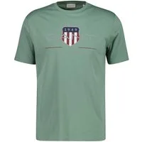 Gant T-Shirt Herren T-Shirt 1er Pack Baumwolle (Packung, 1er Pack)