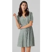Vero Moda Minikleid VMALBA SS SHORT DRESS WVN NOOS Viskose, slim fit