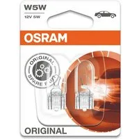 Osram Halogenlampe OSRAM ORIGINAL W5W W2.1x9.5d 12 V/5 W (2er Blister)