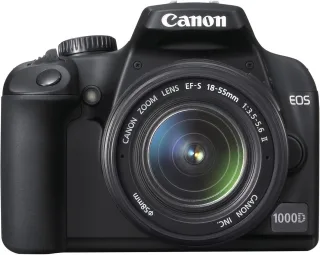 Canon EOS 1000D [10MP Live View 25"] schwarz inkl. EF-S 18-55mm 35-56 II Objektiv