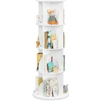 Woltu Kinderregal, 1-tlg., Bücherregal Kinder, drehbar, 360° drehbar