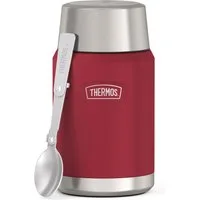 THERMOS Thermobehälter ICON FOOD JAR, Thermobehälter für Essen, spülmaschinenfest, Edelstahl, Kunststoff, Silikon, (1-tlg), 0,71l, 10h heiß & 24h kalt, dicht & auslaufsicher, mit Löffel
