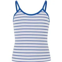 URBAN CLASSICS Muskelshirt Urban Classics Girls Striped Rib Basic Top (1-tlg)