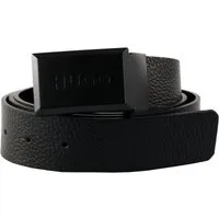 HUGO Synthetikgürtel Leather Belt aus echtem Rindsleder