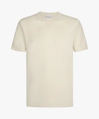 Profuomo - Offwhite Aero Ease T-Shirt cremeweiß - Gr. - XL