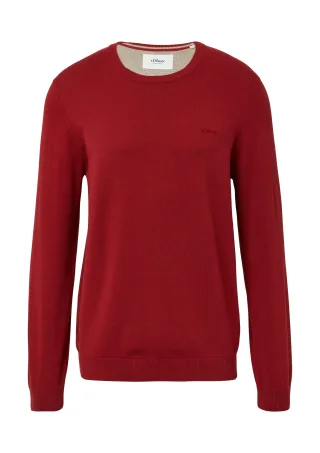s.Oliver - Strickpullover rot - Gr. - 3XL