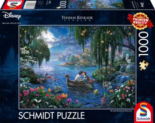 Schmidt Puzzle 57370 - Thomas Kinkade: Disney The Little Mermaid and Prince Eric [1.000 Teile]