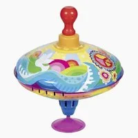 goki Spielzeug-Musikinstrument Brummkreisel Sonnenwirbel, (packung, 1 tlg., mit brummgeräusch), Spielspaß und musikalische Förderung in einem