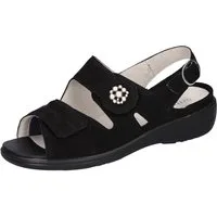 Waldläufer Kara-Soft Riemchensandale, Sommerschuh, Sandalette, Keilabsatz, mit Klettverschlüsse, K-Weite