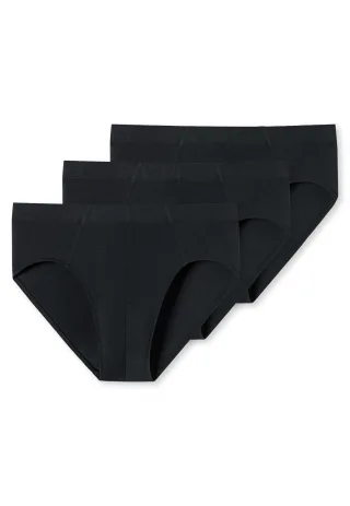 SCHIESSER - 3PACK Supermini schwarz - Gr. - 6