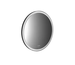 emco Lichtspiegel round, LED 2700 - 6500 K, dimmbar, Durchmesser 600 mm, Rahmenfarbe schwarz, 441324 441324806