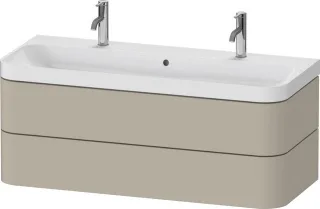 Duravit Happy D.2 Plus c-shaped Set wandhängend Taupe 1175x490x480 mm - HP4379O60600000 HP4379O60600000