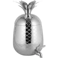 ECHTWERK Getränkespender Ananas/ Pineapple, mit Zapfhahn aus hochwertigem Edelstahl, 33 x 19,5 cm, 4,7 L