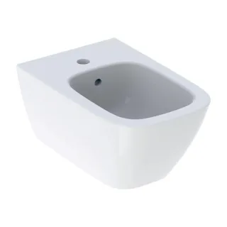 Geberit Smyle Square Wand-Bidet 500209018 KeraTect/weiß, geschlossene Form, mit Überlauf