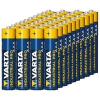 VARTA Industrial LR03/AAA Alkalibatterien Batterie, (40 St), Mindestkapazität: 1300mAh