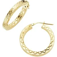 Firetti Paar Creolen Schmuck Geschenk Silber 925 Ohrschmuck Ohrringe diamantiert