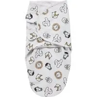 Meyco Baby Pucksack Animal Multicolour (100% Baumwolle, 1 tlg., 0-3 maanden - 1-pack), 0-3 maanden - 1-pack