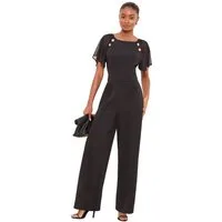 LIPSY Jumpsuit Lipsy Jumpsuit mit Chiffon-Flatterärmeln, Regular (1-tlg)