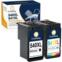 ColorKing für CANON 540 XL 541XL Tintenpatrone (MG4250 MG2150 MX535 MX525 MX515 MX475 TS5150 TS5151)