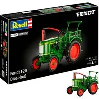 Revell® Modellbausatz Click System, Fendt F20 Dieselroß Traktor, Maßstab 1:24, Made in Europe