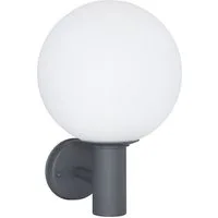 GLOBO LIGHTING Außen-Wandleuchte, Leuchtmittel nicht inklusive, Außenleuchte Wandleuchte Gartenleuchte Edelstahl