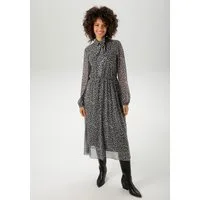 Aniston CASUAL Blusenkleid mit farbharmonischem Animal-Print